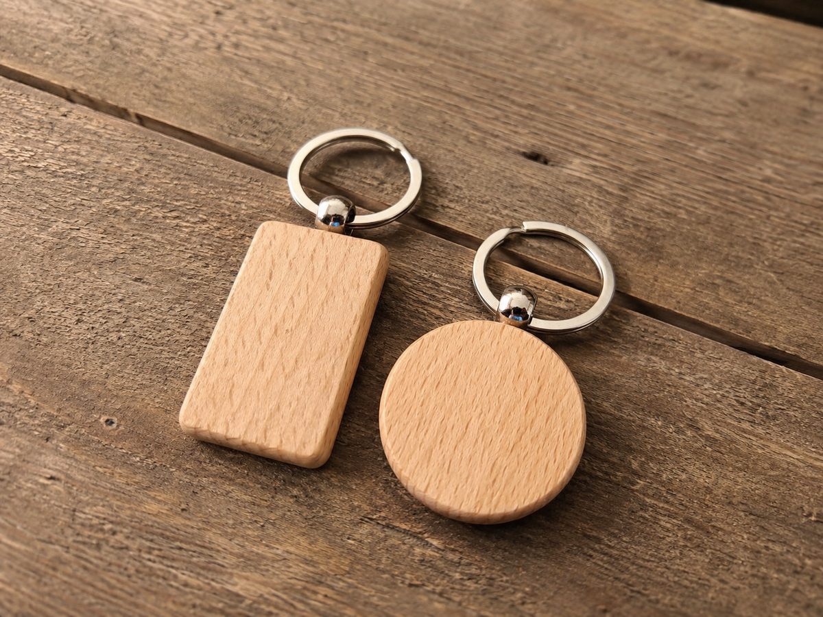 Porte-clés bois massif